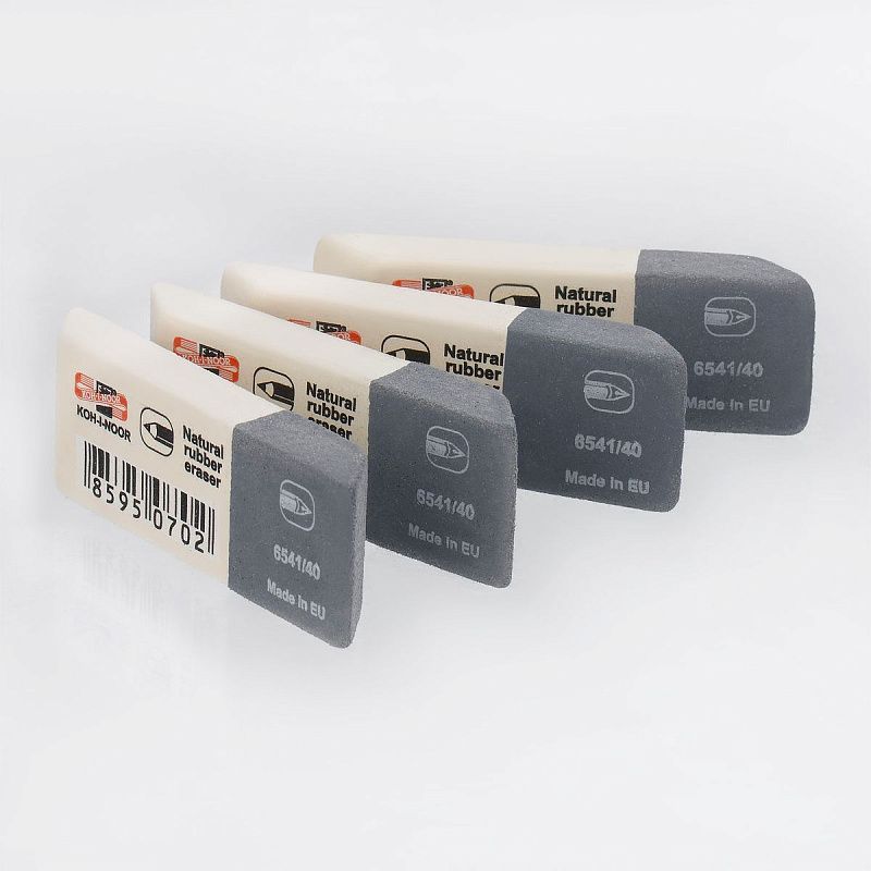 Ластик Koh-I-Noor "Sanpearl" 40, скошенный, комбинированный, натуральный каучук, 57*19,5*8мм 