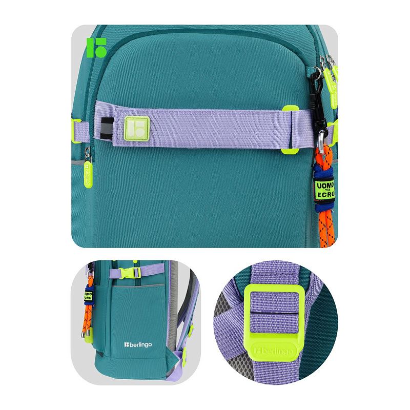 Рюкзак Berlingo Street Style "Mist", 41*28*17см, 3 отделения, 2 кармана, уплотненная спинка 