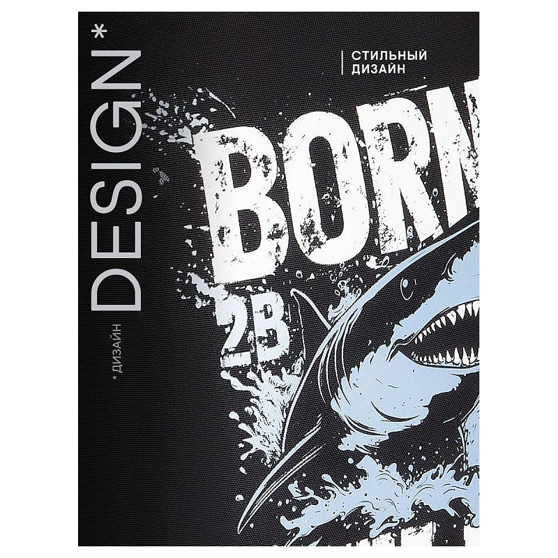 Ранец Berlingo Expert "Born to be WILD" 37*28*16см, 2 отделения, 2 кармана, анатомическая спинка 