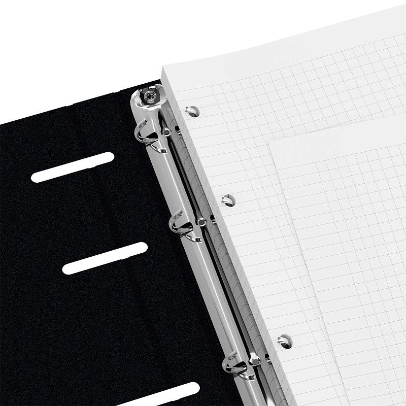 Тетрадь на кольцах А5, 120л., BG "Make noise", картон, soft-touch ламинация