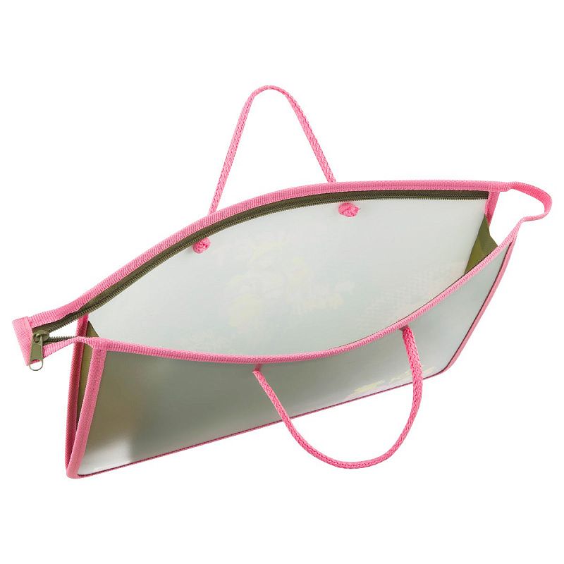 Папка с ручками А4 ArtSpace "Sweet Frog", пластик, на молнии, 45мм 