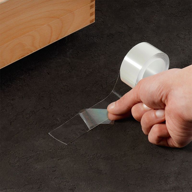 Клей-лента двусторонняя многоразовая OfficeSpace, 30мм*1мм*2м