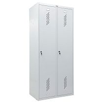 Шкаф для раздевалок Практик LS (LE) - 21-80, 1830*813*500, 2 секции