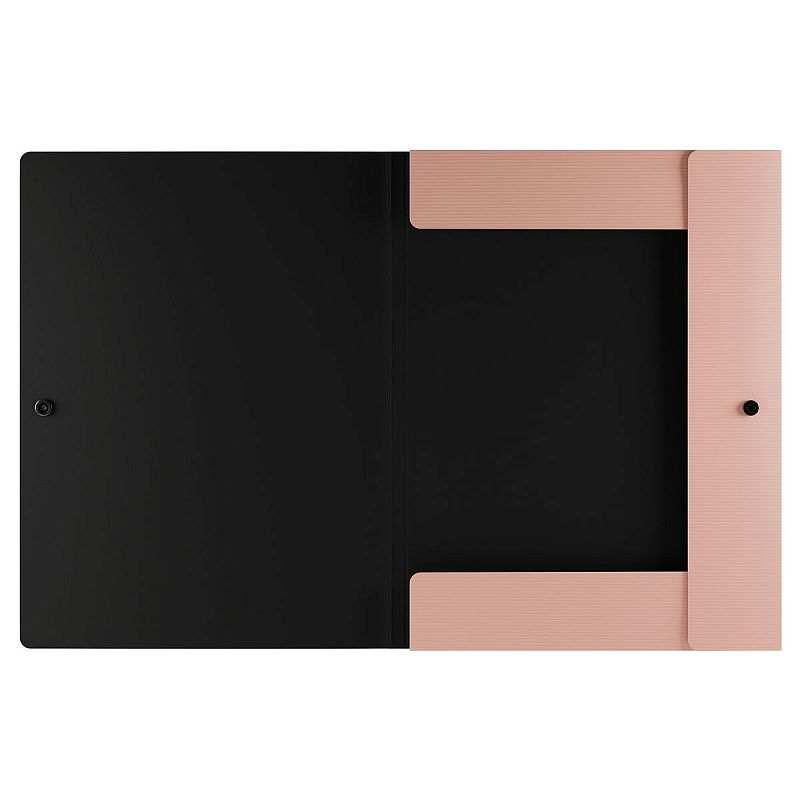 Папка на кнопке Berlingo "Instinct" А4, пластик, 600мкм, фламинго 