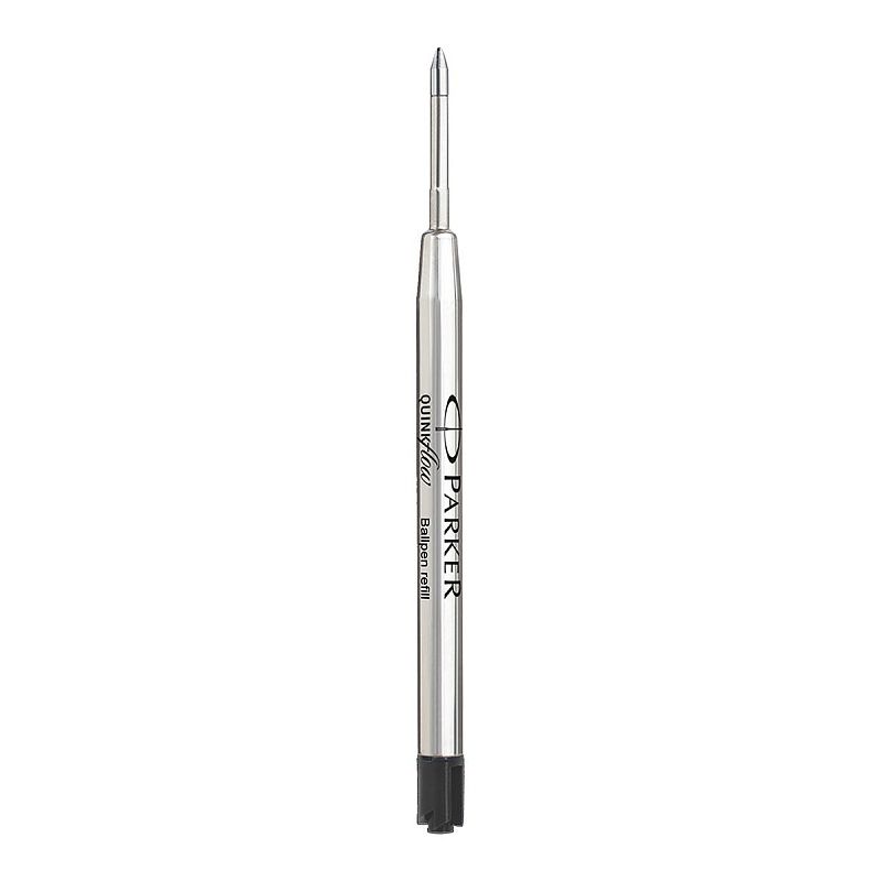 Стержень шариковый объемный Parker "QuinkFlow Ball Point" черный, 98мм, 1,0мм, метал. корпус, блистер 