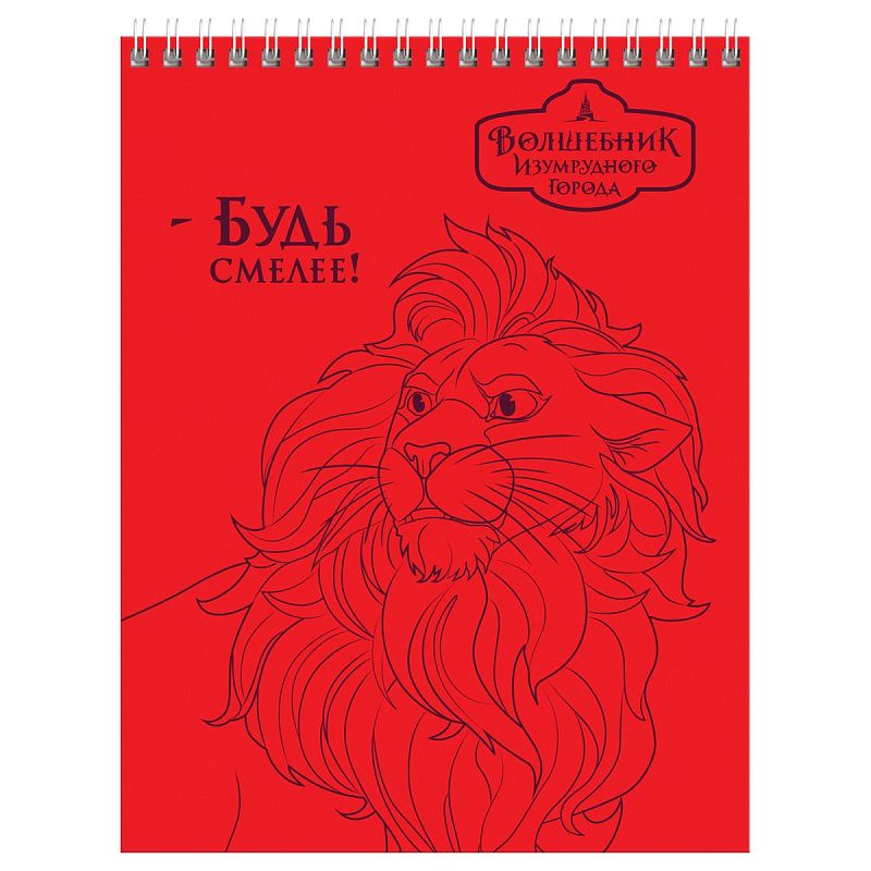 Блокнот А5 40л. на гребне BG "Волшебник Изумрудного Города"