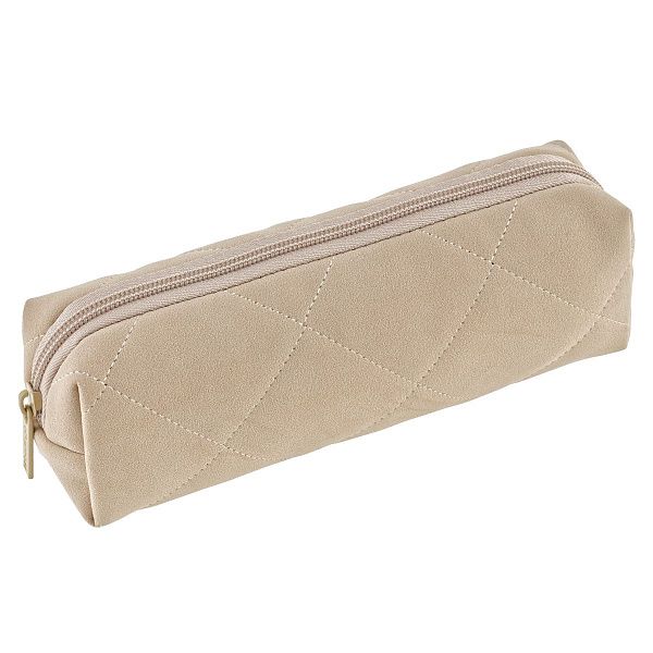 Пенал-косметичка 1 отделение, 210*50*60 мм, Berlingo, "Beige shades", полиэстер