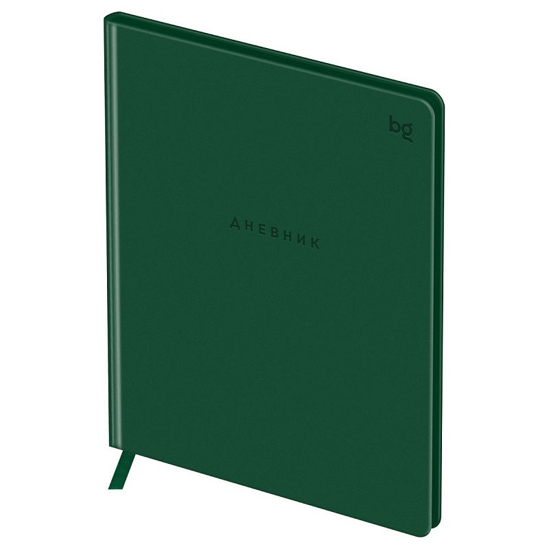 Дневник 1-11 кл. 48л. (ЛАЙТ) BG "Total green", иск. кожа, тиснение, цветн. срез, ляссе