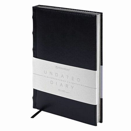 Ручка шариковая PARKER "Jotter Core Stainless Steel CT", ежедневник А5 черный, пакет, 880891 