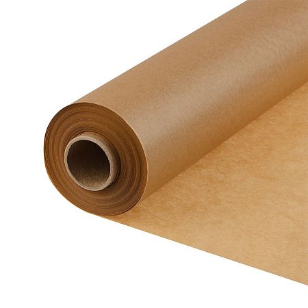 Бумага (пергамент) для выпечки OfficeClean, бежевая, 38см*50м, 41г/м2, в рулоне, в пленке, силиконизированная