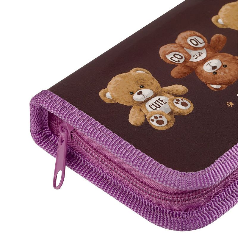 Пенал 1 отделение, 190*90 ArtSpace "Bears", ламинированный картон 