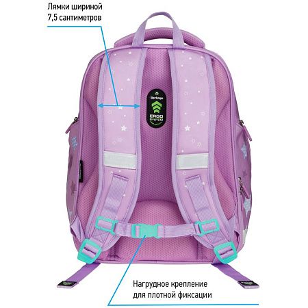Ранец Berlingo Nova "Baby-doll" 37*28*18см, 2 отделения, 2 кармана, анатомическая спинка 