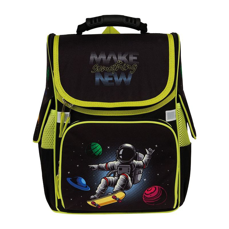 Ранец ArtSpace Junior "Make New" 37*28*21см, 1 отделение, 3 кармана, анатомическая спинка 