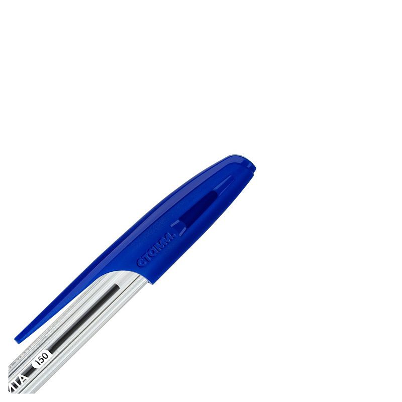 Ручка шариковая СТАММ "Орбита 150" синяя, 0,7мм 