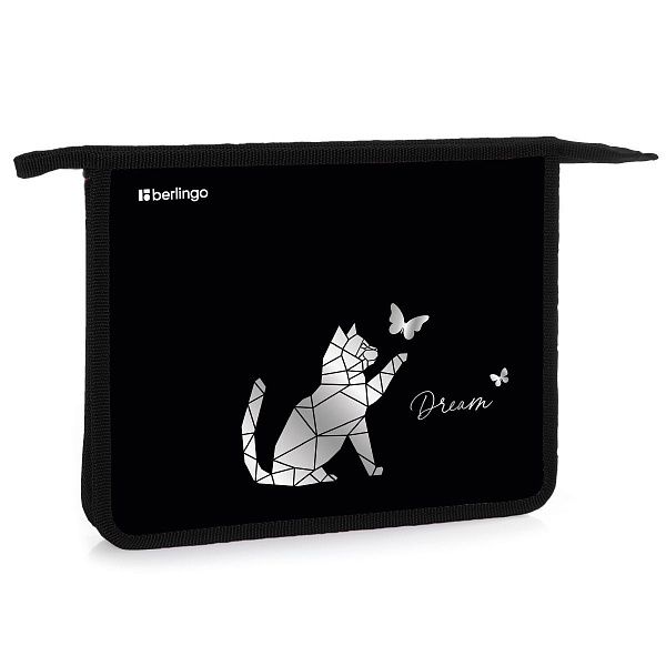 Папка для тетрадей 1 отделение, А5 Berlingo "Dream", 240*205*40мм, пластик, на молнии