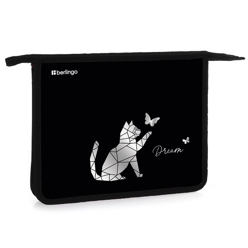 Папка для тетрадей 1 отделение, А5 Berlingo "Dream", 240*205*40мм, пластик, на молнии