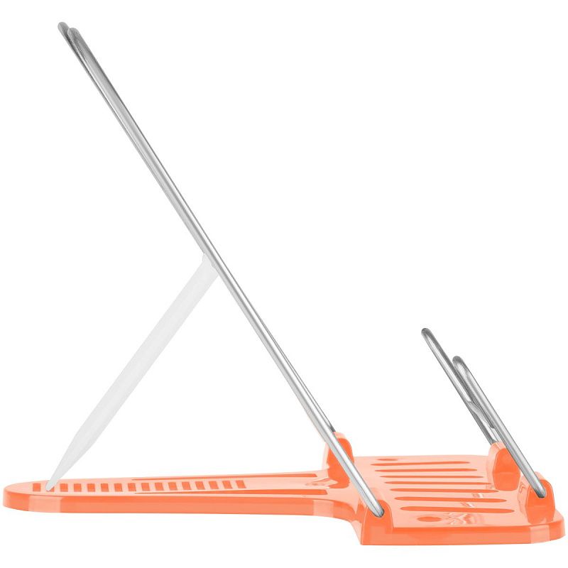 Подставка для книг СТАММ "Премиум", неоновая оранжевая 