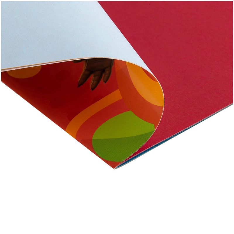 Цветная бумага офсетная А4, Мульти-Пульти, двустор., 16л., 32цв., на скобе, "Чебурашка"