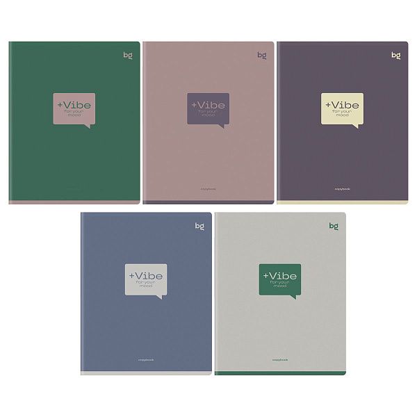 Тетрадь 48л., А5, клетка BG "Vibe"