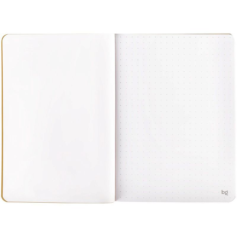 Записная книжка А6 50л. на сшивке BG "Neotone", оранжевый, фактурное тиснение, блок в точку 80г/м2