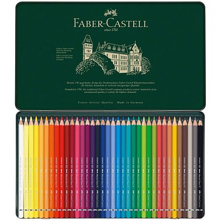 Карандаши акварельные художественные Faber-Castell "Albrecht Dürer", 36цв., метал. коробка