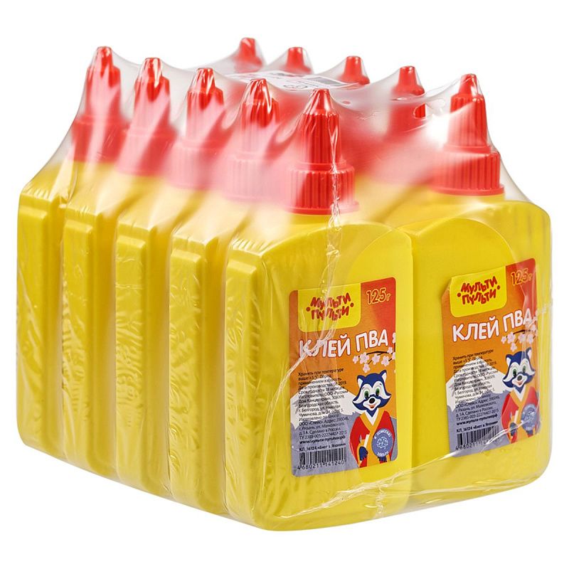 Клей ПВА Мульти-Пульти "Енот в Японии", 125г