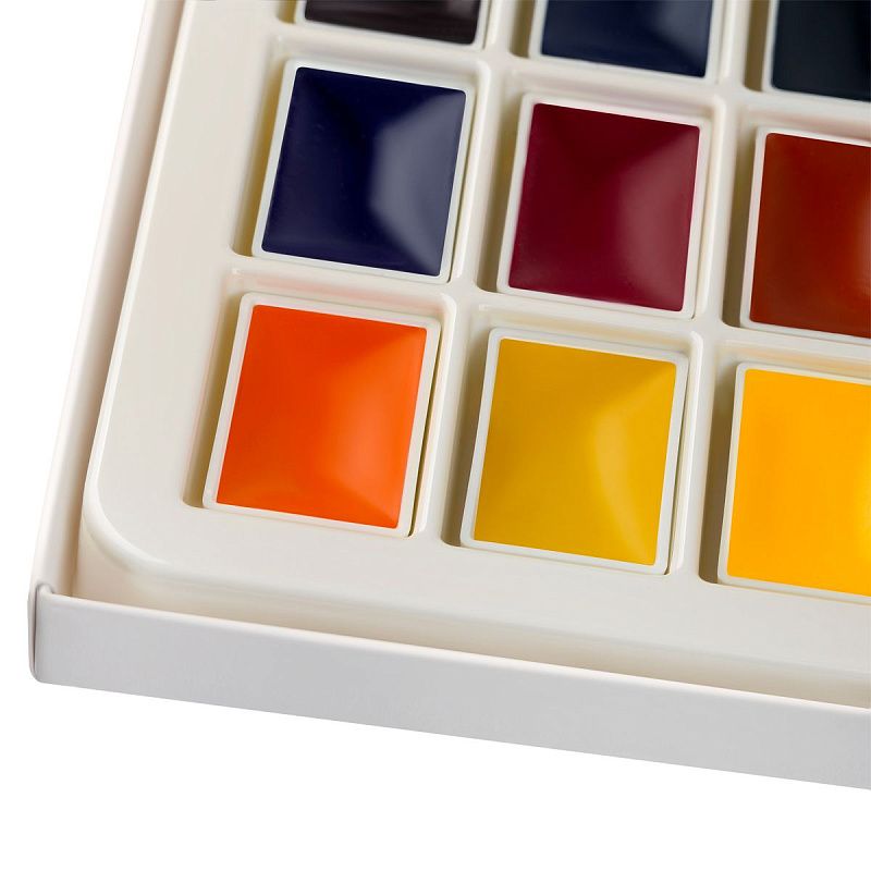 Акварель художественная Гамма "Студия", 24цв., кюветы, картон. упаковка