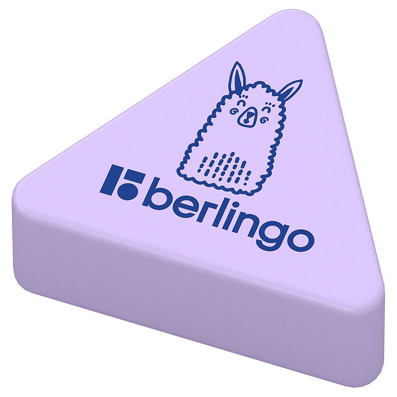Ластик Berlingo "Zoo", треугольный, термопластичная резина, 28*24*10мм 