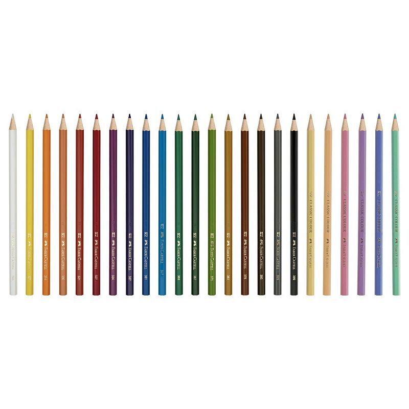 Карандаши цветные Faber-Castell "Unicorn", 18цв., шестигр., заточ.+6 паст. цв., картон, европодвес
