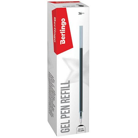 Стержень гелевый Berlingo "Techno-Gel", "Silk", "XP" черный, 131мм, 0,5мм 