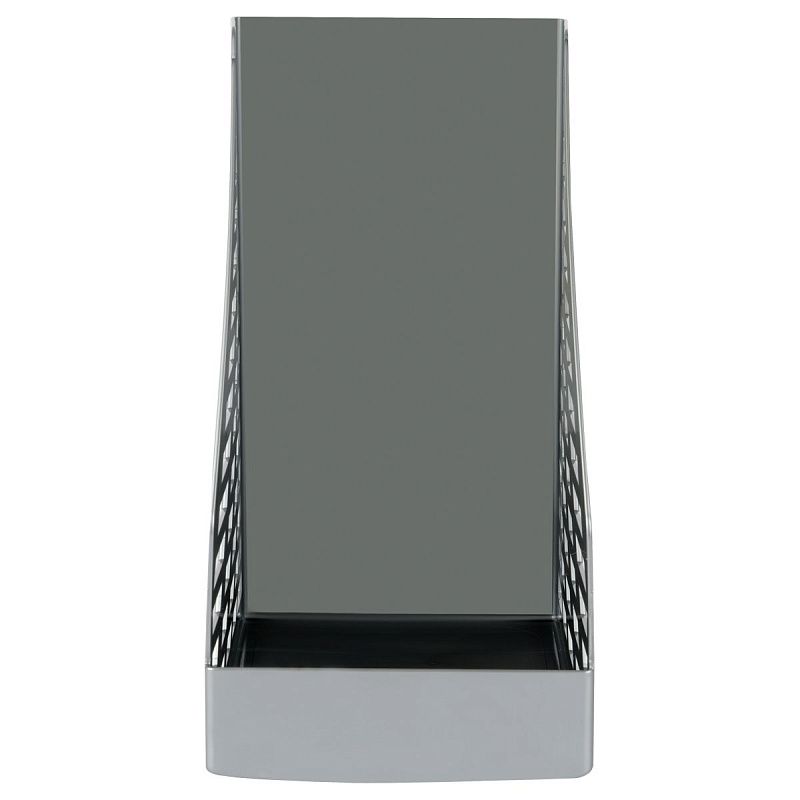 Лоток для бумаг вертикальный СТАММ "XXL", серый, ширина 160мм