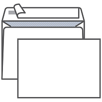 Конверт C5, KurtStrip, 162*229мм, б/подсказа, б/окна, отр. лента, внутр. запечатка
