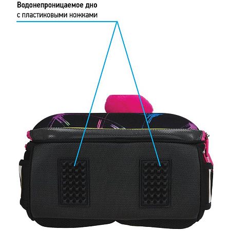 Ранец Berlingo Expert "Neon fashion" 37*28*16см, 2 отделения, 2 кармана, анатомическая спинка 