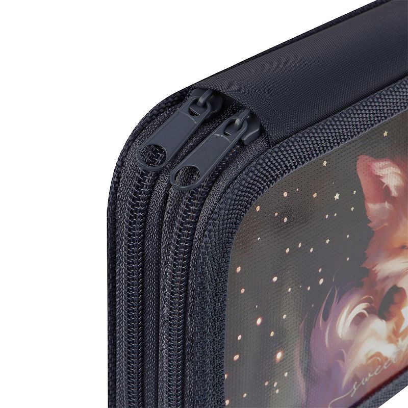 Пенал 2 отделения, 190*110 ArtSpace "The Magic Fox", ламинированный картон, фольга 