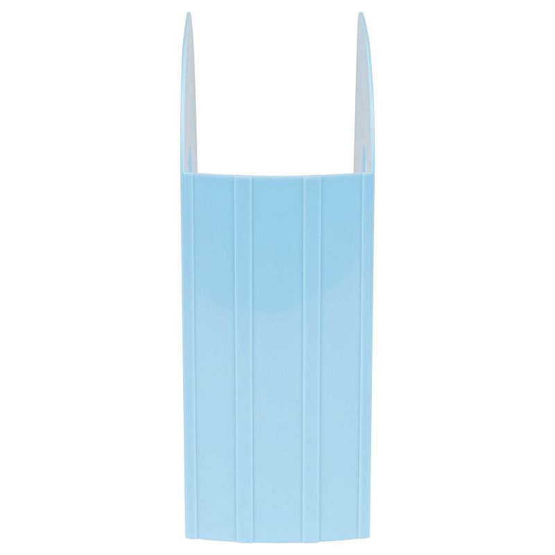 Лоток для бумаг вертикальный СТАММ "Фаворит", голубой, ширина 90мм