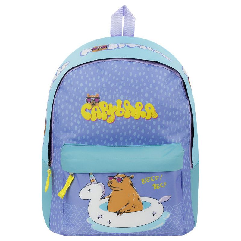 Рюкзак ArtSpace Street "Capybara", 40*29*18см, 1 отделение, 1 карман 