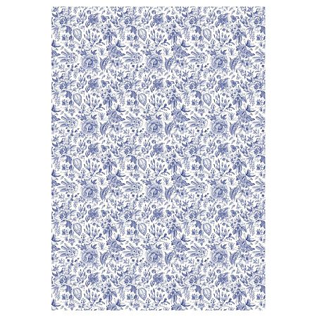 Упаковочная бумага глянц. 70*100см, MESHU "Grace pattern", 80 г/м2, ассорти, 5 дизайнов
