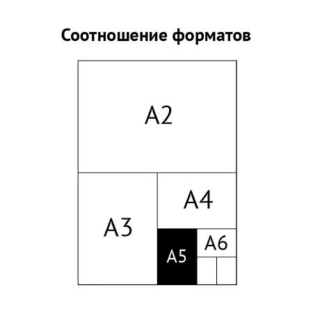 Скетчбук 40л., А5 ArtSpace "Craft style", на гребне, крафт, 80г/м2