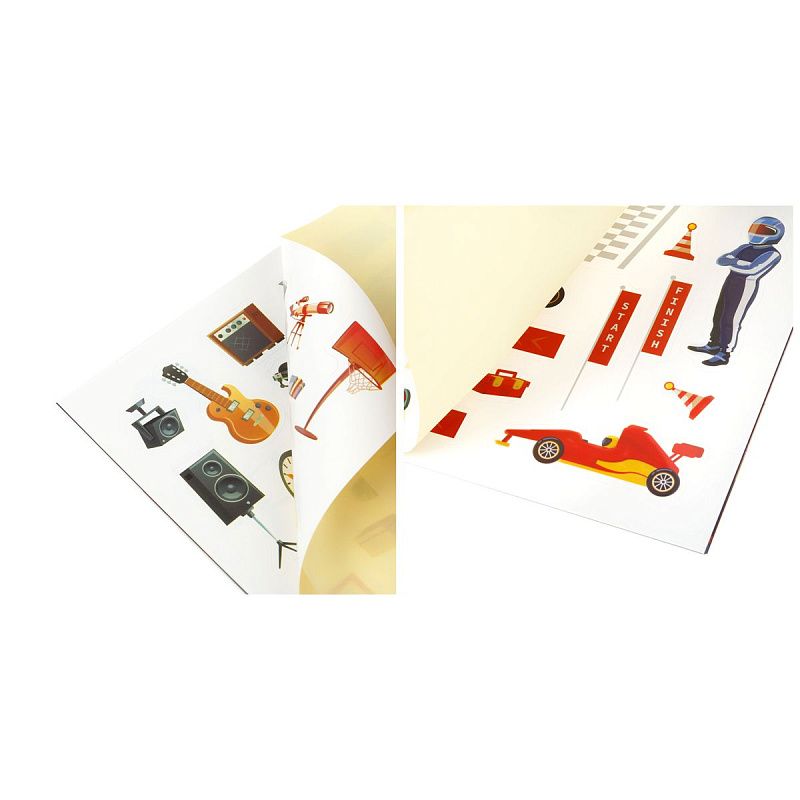 Книжка-задание, А5, Мульти-Пульти, "100 наклеек. Для мальчиков", 12 стр.