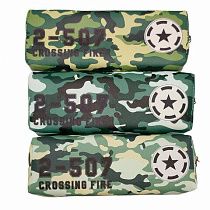 Пенал мягкий ПИФАГОР, 1 отделение, ПВХ, ассорти Camouflage, 20х7х4 см, 273828