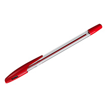 Ручка шариковая СТАММ "Орбита 100" красная, 0,7мм
