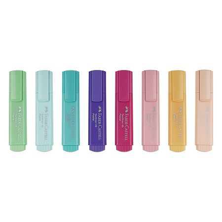 Набор текстовыделителей Faber-Castell "46 Pastel" 08 пастельных цв., 1-5мм 
