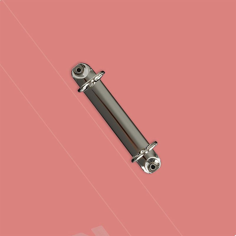 Папка на 2 кольцах СТАММ "Акцент" А4, 25мм, 800мкм, пластик, коралловая 