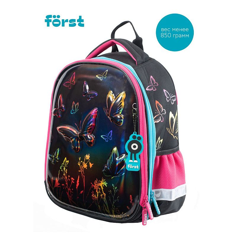 Ранец Först F-Glow "Colors of nature" 37*29,5*16см, 2 отделения, 2 кармана, анатомическая спинка 