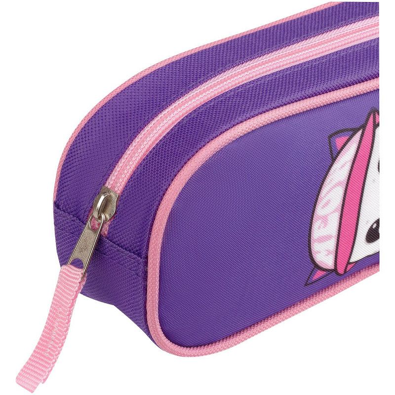 Пенал 210*80*45 ArtSpace "Purple cat", полиэстер 