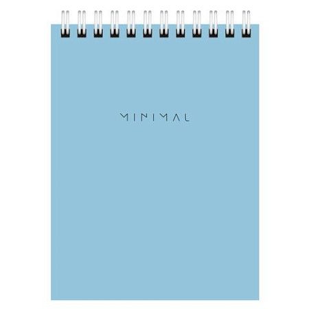 Блокнот МАЛЫЙ ФОРМАТ А6 108х145 мм, 40 л., гребень, картон, клетка, BRAUBERG "Minimal Pastel", 116429