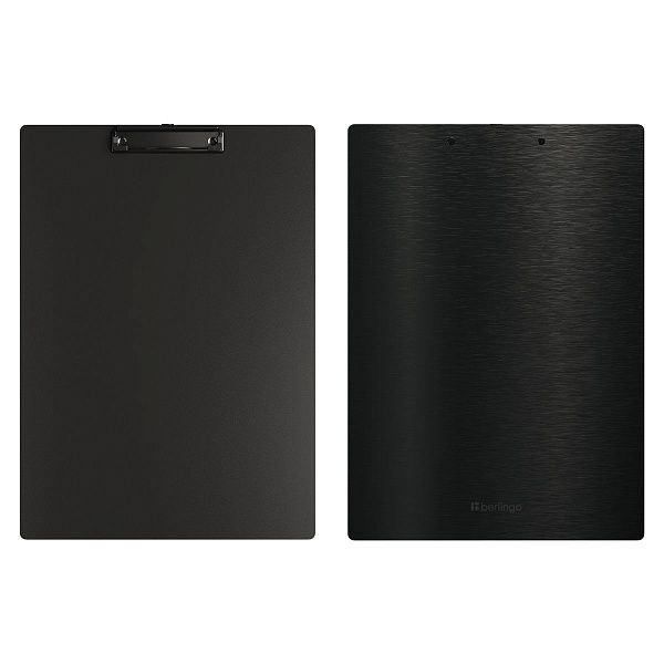 Планшет с зажимом Berlingo "Steel&Style" А3, пластик (полифом), черный