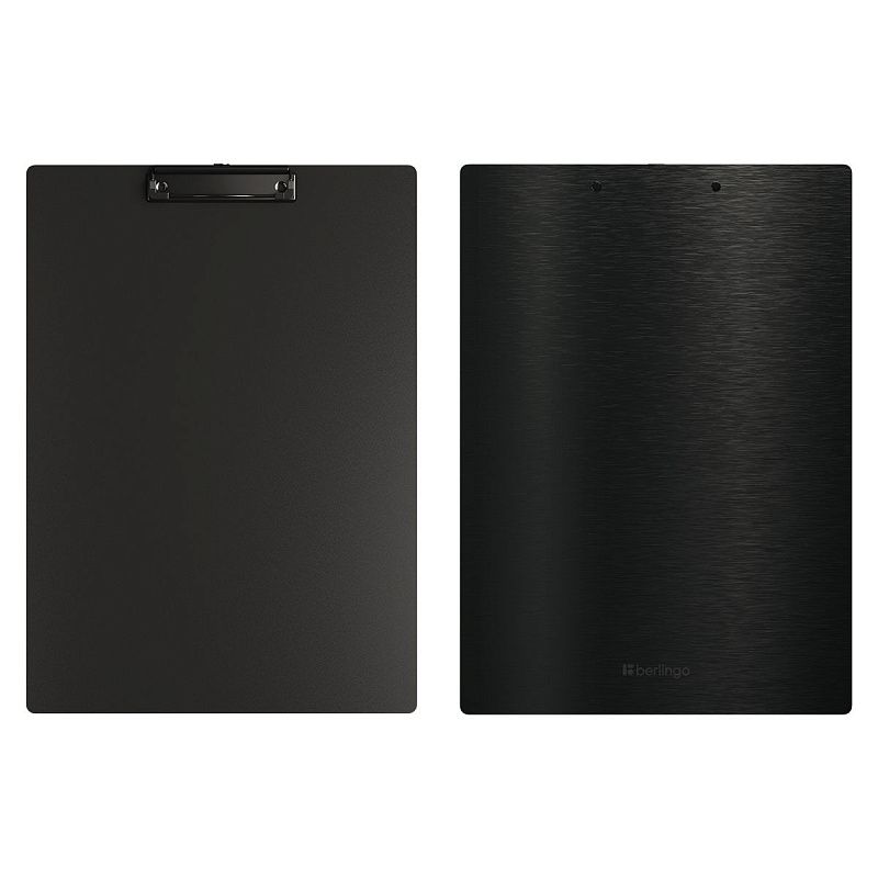 Планшет с зажимом Berlingo "Steel&Style" А3, пластик (полифом), черный