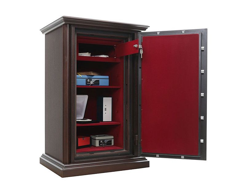 Огневзломостойкий сейф в дереве VALBERG Гарант Евро 95 Т Д (дуб)