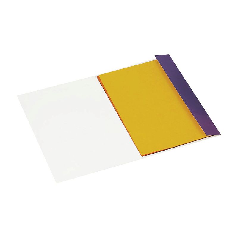 Цветная бумага офсетная А4, Мульти-Пульти, двустор., 10л., 10цв., в папке, "Енот в космосе. Волшебная"